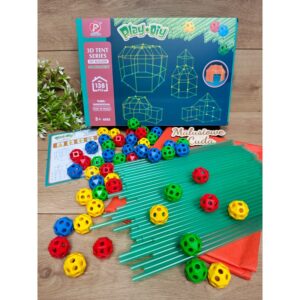 Klocki słomki do budowania bazy 138 elem,