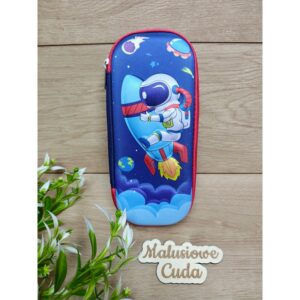 Piórnik dwukomorowy Rakieta / Astronauta