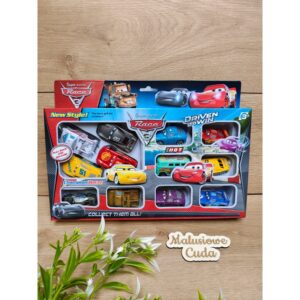 Autka Cars 12 sztuk zestaw
