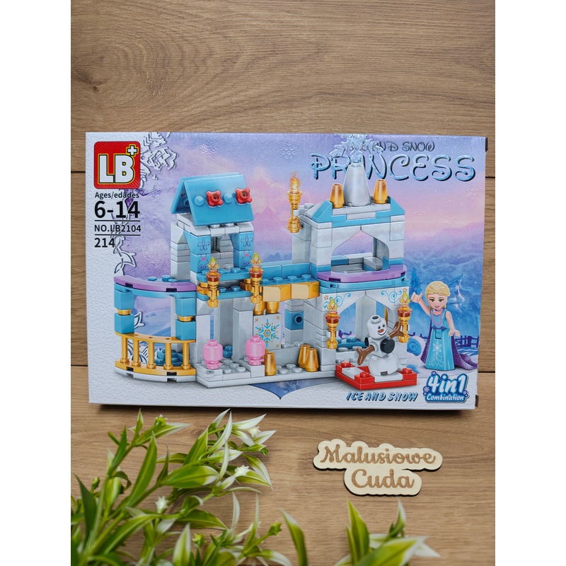 Klocki Kraina Lodu Princess NO.LB2104 B 214 elem. bałwan