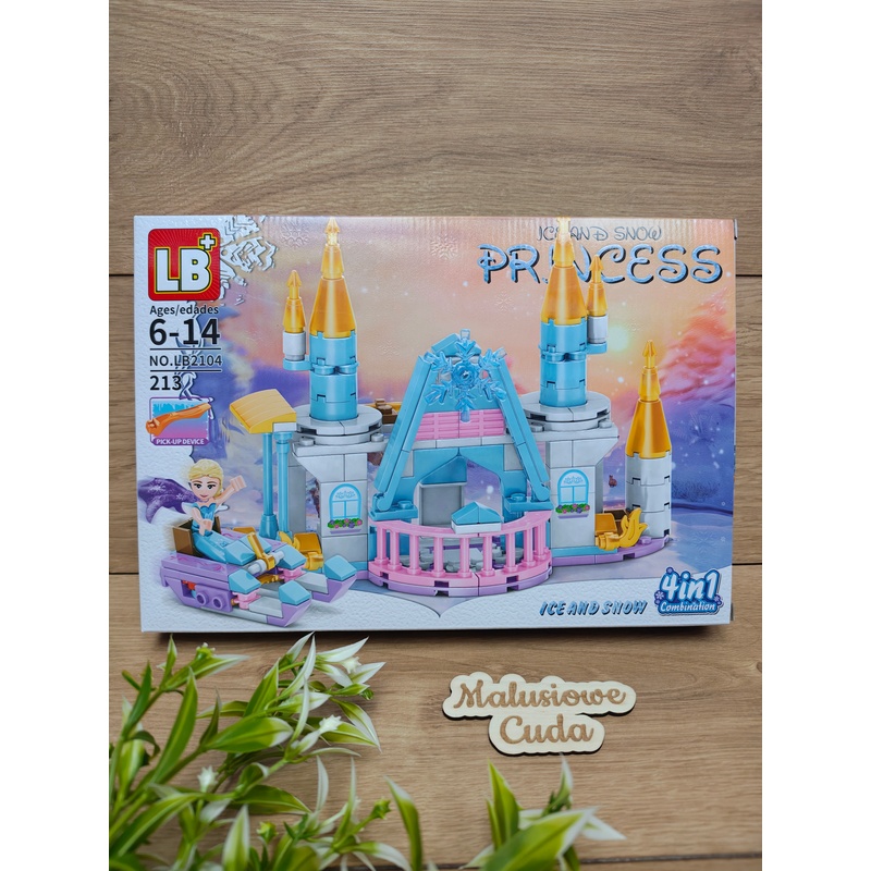 Klocki Kraina Lodu Princess NO.LB2104 C 213 elem. sanki