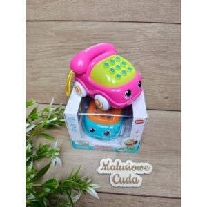 Alternative view of Jeżdzący i grający telefon różowy 18m+