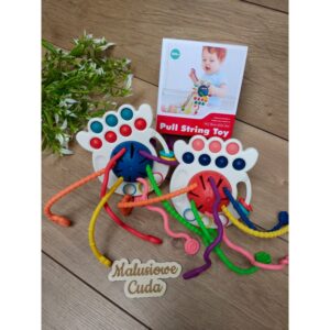 Alternative view of Zabawka sensoryczna / Gryzak ośmiornica różowa 18m+