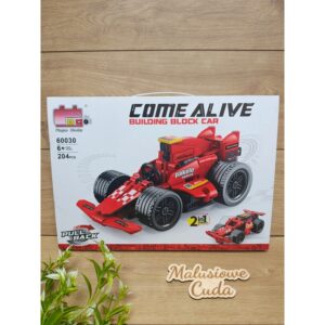 Klocki Auto ComeAlive pull&back 60030 czerwone 204 elem.