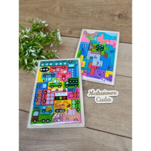 Alternative view of Układanka / tetris 15x22,5 cm pojazdy