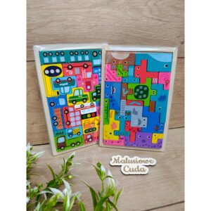 Alternative view of Układanka / tetris 15x22,5 cm zwierzaki