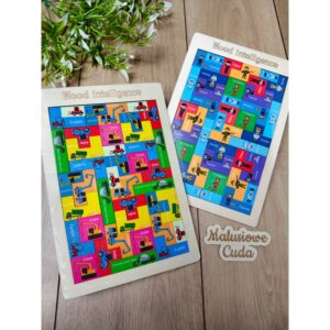 Alternative view of Układanka / tetris 18x27 cm maszyny/pojazdy