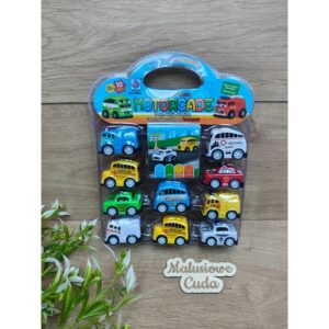 Autka Motorcade 10 sztuk zestaw