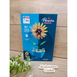 Klocki Kwiatek LED słonecznik 178 elem.