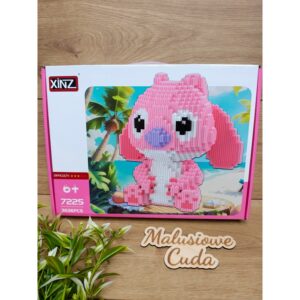 Klocki Stitch figurka 3D różowa 3636 elem.