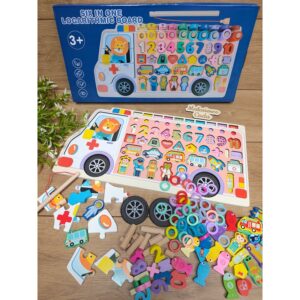 Alternative view of Układanka drewniana / sorter AMBULANS / KARETKA