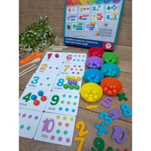 Układanka z koralikami + foremki