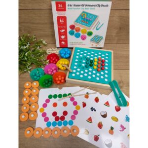 Układanka z koralikami + foremki (4w1) - gd33