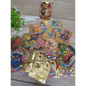 Karty kolekcjonerskie BrainRot złote 55 sztuk