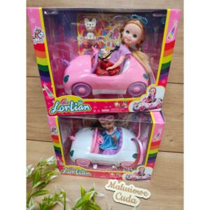 Alternative view of Lalka Lorlian w różowym autku