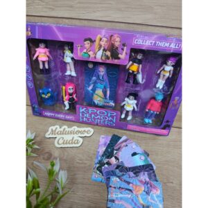 Alternative view of Figurki plus karty Huntrix K-POP Demon Hunters zestaw 8 sztuk
