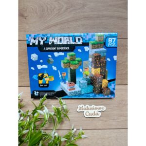 Alternative view of Klocki magnetyczne Minecraft MyWorld 87 elem.