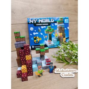 Klocki magnetyczne Minecraft MyWorld 87 elem.
