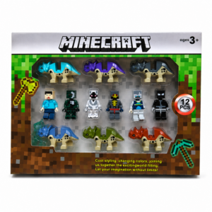 Alternative view of Figurki małe Minecraft MyWorld dinozaury 12 szt.