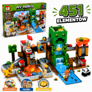 Klocki Minecraft MyWorld No.LB313 451 elem.